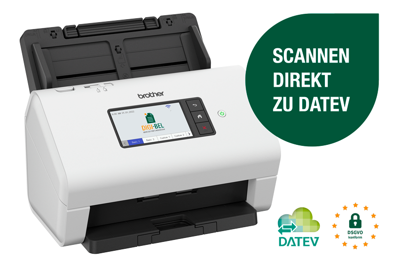 Mit dem DIGI-BEL Scanner direkt zu DATEV scannen